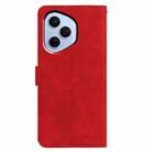 For Honor 400 Pro Global 160.8mm Moonlit Butterfly Dance Pattern Embossed Leather Phone Case(Red) - 3
