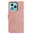 For Honor 400 Lite Global Moonlit Butterfly Dance Pattern Embossed Leather Phone Case(Pink) - 3