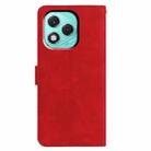 For Honor 400 Lite Global Moonlit Butterfly Dance Pattern Embossed Leather Phone Case(Red) - 3