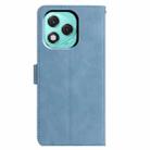 For Honor 400 Lite Global Moonlit Butterfly Dance Pattern Embossed Leather Phone Case(Blue) - 3