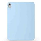 For iPad 2022 / 2025 Trifold Magnetic Split Acrylic Leather Tablet Case(Ice Blue) - 3