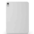 For iPad 2022 / 2025 Trifold Magnetic Split Acrylic Leather Tablet Case(Grey) - 3