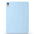 For iPad mini 2024 / mini 6 Trifold Magnetic Split Acrylic Leather Tablet Case(Ice Blue) - 3