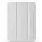 For iPad mini 2024 / mini 6 Trifold Magnetic Split Acrylic Leather Tablet Case(Grey) - 2