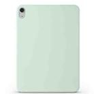 For iPad mini 2024 / mini 6 Trifold Magnetic Split Acrylic Leather Tablet Case(Baby Green) - 3