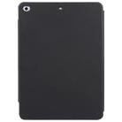 For iPad 9.7 2018 / 2017 / Air 2 / 1 Trifold Magnetic Split Acrylic Leather Tablet Case(Black) - 3