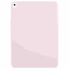 For iPad 10.2 2021 / 2020 / 10.5 2021 Trifold Magnetic Split Acrylic Leather Tablet Case(Pink) - 3