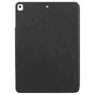 For iPad 10.2 2021 / 2020 / 10.5 2021 Trifold Magnetic Split Acrylic Leather Tablet Case(Black) - 3
