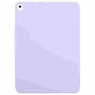 For iPad 10.2 2021 / 2020 / 10.5 2021 Trifold Magnetic Split Acrylic Leather Tablet Case(Taro Purple) - 3
