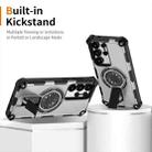 For Samsung Galaxy S25 Ultra 5G Shockproof Kickstand Metallic Shaft MagSafe Phone Case(Silver) - 2