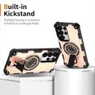 For Samsung Galaxy S24 Ultra 5G Shockproof Kickstand Metallic Shaft MagSafe Phone Case(Rose Gold) - 2