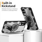 For Samsung Galaxy S25 Edge 5G Shockproof Kickstand Metallic Shaft MagSafe Phone Case(Silver) - 2