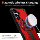 For Samsung Galaxy S24 5G Shockproof Kickstand Metallic Shaft MagSafe Phone Case(Red) - 3