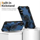 For Samsung Galaxy S24 5G Shockproof Kickstand Metallic Shaft MagSafe Phone Case(Blue) - 2