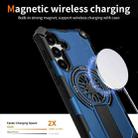 For Samsung Galaxy S24 5G Shockproof Kickstand Metallic Shaft MagSafe Phone Case(Blue) - 3