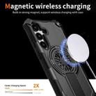 For Samsung Galaxy S24 5G Shockproof Kickstand Metallic Shaft MagSafe Phone Case(Black) - 3