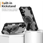 For Samsung Galaxy S24 5G Shockproof Kickstand Metallic Shaft MagSafe Phone Case(Silver) - 2