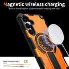 For Samsung Galaxy S24 5G Shockproof Kickstand Metallic Shaft MagSafe Phone Case(Orange) - 3