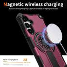 For Samsung Galaxy S24 5G Shockproof Kickstand Metallic Shaft MagSafe Phone Case(Purple) - 3