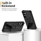 For Samsung Galaxy S24+ 5G Shockproof Kickstand Metallic Shaft MagSafe Phone Case(Black) - 2