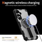 For Samsung Galaxy S24+ 5G Shockproof Kickstand Metallic Shaft MagSafe Phone Case(Silver) - 3