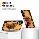 For Samsung Galaxy S24+ 5G Shockproof Kickstand Metallic Shaft MagSafe Phone Case(Orange) - 2