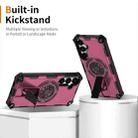 For Samsung Galaxy S24+ 5G Shockproof Kickstand Metallic Shaft MagSafe Phone Case(Purple) - 2