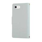 For iPhone 7 / 8 / SE 2022 Round Buckle Zipper Wallet Leather Phone Case with Crossbody Strap(Sky Blue) - 3