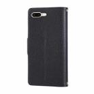 For iPhone 7 Plus / 8 Plus Round Buckle Zipper Wallet Leather Phone Case with Crossbody Strap(Black) - 3