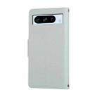 For Google Pixel 8 Pro Round Buckle Zipper Wallet Leather Phone Case with Crossbody Strap(Sky Blue) - 3