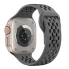 For Apple Watch 46mm / 49mm / 45mm / 44mm xDfind Mesh Reverse Buckle Silicone Watch Band(Dark Grey) - 2