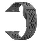 For Apple Watch 46mm / 49mm / 45mm / 44mm xDfind Mesh Reverse Buckle Silicone Watch Band(Dark Grey) - 3