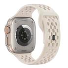For Apple Watch 42mm / 41mm / 40mm / 38mm xDfind Mesh Reverse Buckle Silicone Watch Band(Starlight) - 2