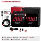 TRSI TA623B Industrial Wall-mounted Thermometer Hygrometer, External 5-meter Probe - 4