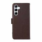 For Samsung Galaxy A17 5G ABEEL Side-Magnetic Litchi Pattern Leather RFID Phone Case(Brown) - 3