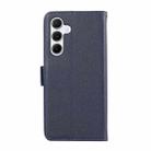 For Samsung Galaxy A17 5G ABEEL Side-Magnetic Litchi Pattern Leather RFID Phone Case(Blue) - 3