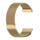 For Fitbit Versa 4 / 3 / Sense 2 / Sense xDfind Milanese Magnetic Metal Watch Band, Size: S(Gold) - 3