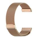 For Fitbit Versa 4 / 3 / Sense 2 / Sense xDfind Milanese Magnetic Metal Watch Band, Size: S(Rose Gold) - 3