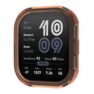 For Amazfit Bip 6 Half Coverage Hollow TPU Watch Protective Case(Transparent Orange) - 2