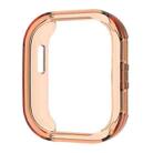 For Amazfit Bip 6 Half Coverage Hollow TPU Watch Protective Case(Transparent Orange) - 3