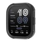 For Amazfit Bip 6 Half Coverage Hollow TPU Watch Protective Case(Transparent Black) - 2