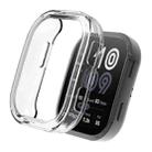 For Amazfit Bip 6 Half Coverage Hollow TPU Watch Protective Case(Transparent) - 1