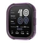 For Amazfit Bip 6 Half Coverage Hollow TPU Watch Protective Case(Transparent Purple) - 2