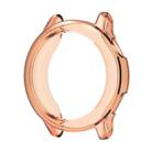 For Garmin vivoactive 6 Half Coverage Hollow TPU Watch Protective Case(Transparent Orange) - 1