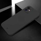 For iPhone 12 mini X-level Wing Series Shockproof Ultra Thin Matte Protective Case(Transparent Black) - 1