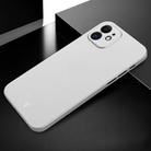 For iPhone 12 X-level Wing Series Shockproof Ultra Thin Matte Protective Case(Transparent White) - 1