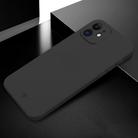 For iPhone 12 X-level Wing Series Shockproof Ultra Thin Matte Protective Case(Transparent Black) - 1