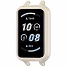 For Honor Band 10 PC Ear Half Coverage Watch Protective Frame(Vintage White) - 2
