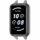 For Honor Band 10 PC Ear Half Coverage Watch Protective Frame(Transparent Black) - 2