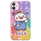 For iPhone 11 Graffiti Animal Pattern Shockproof TPU Protective Case(Duck) - 1